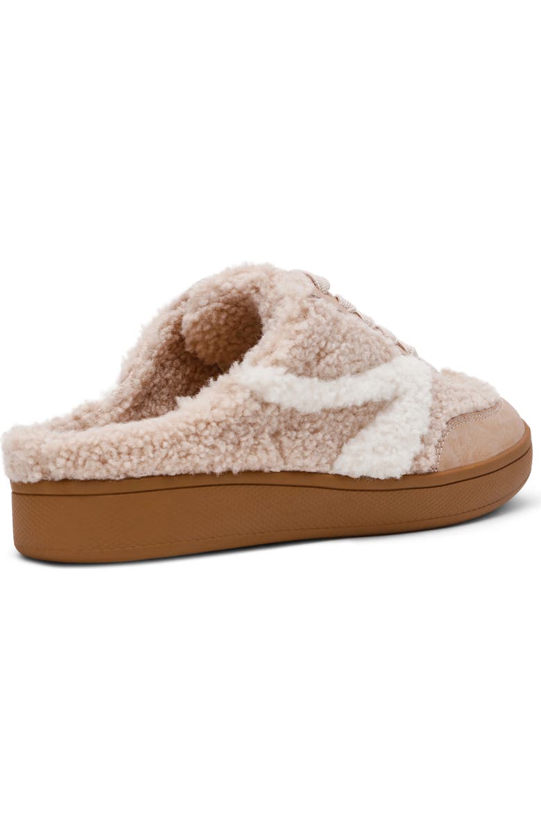 DV by Dolce Vita Vitally Faux Shearling Lined Mule Sneaker, Alternate, color, Light Camel Plush