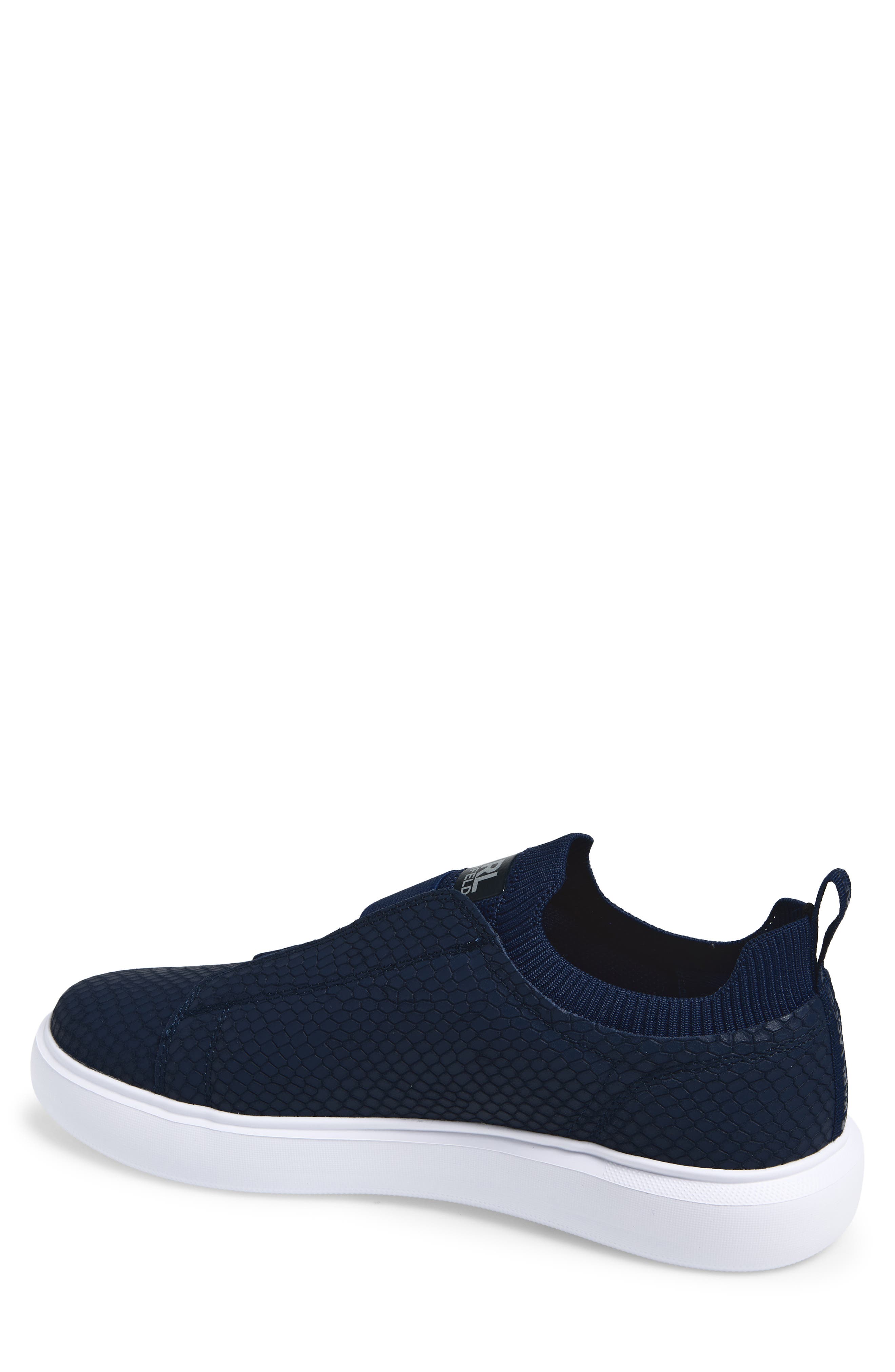 Perren Laceless Sneaker, Alternate, color, BLUE