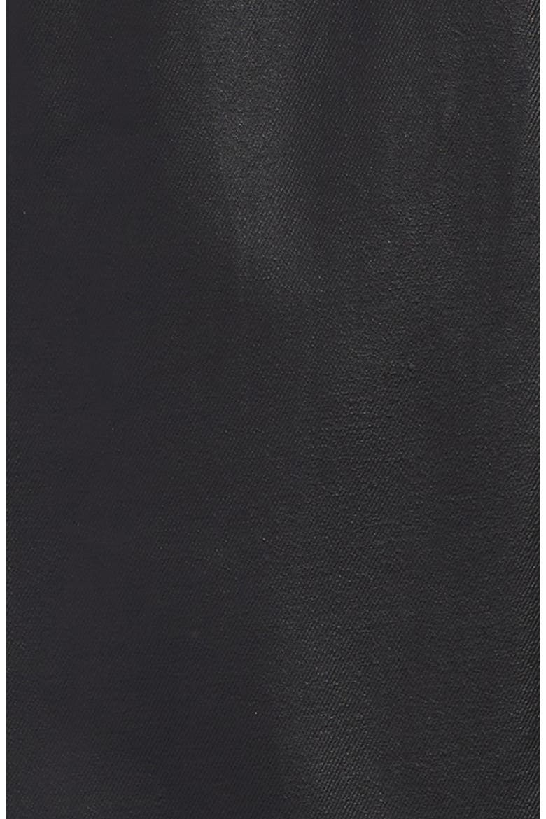 Kids' Waxed Jeans, Alternate, color, BLACK