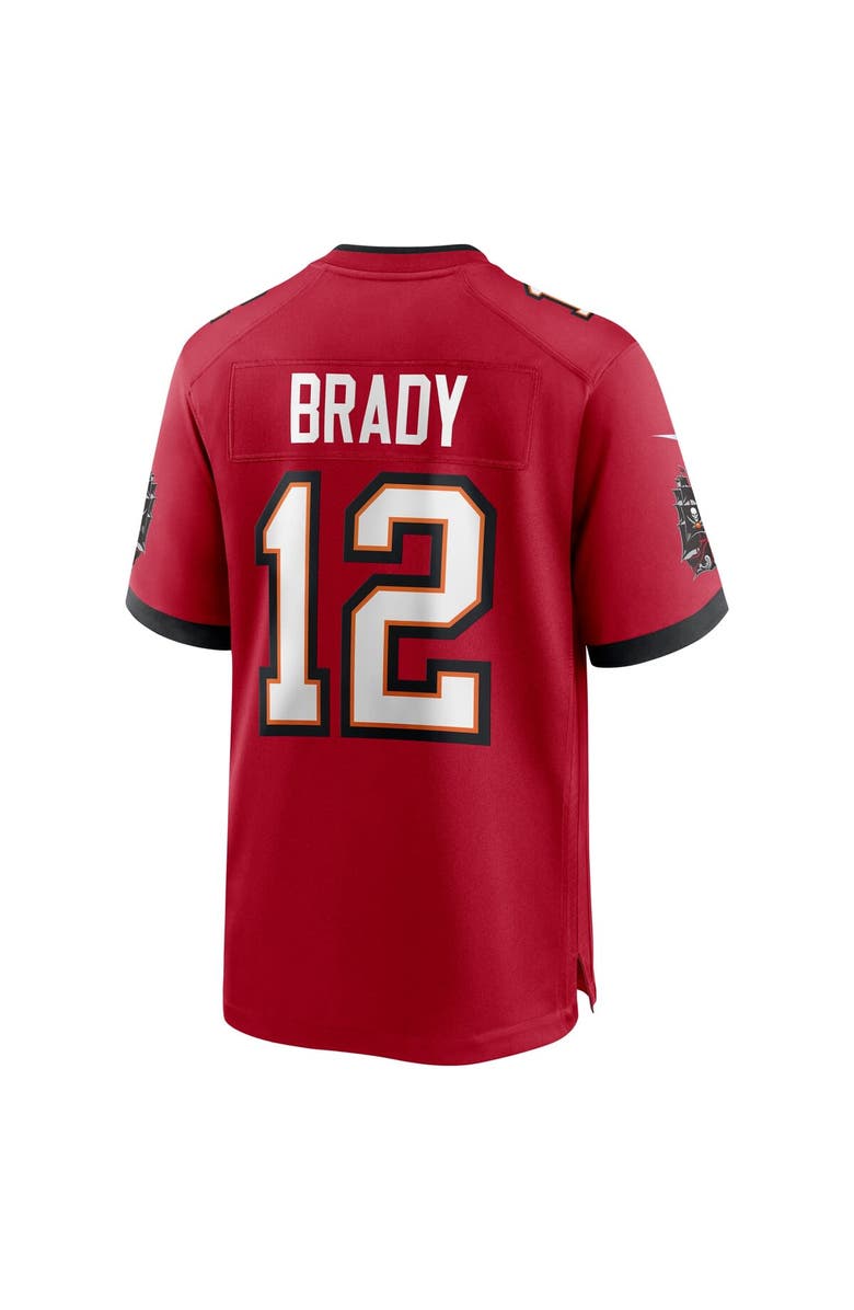 Nike Men's Nike Tom Brady Red Tampa Bay Buccaneers Super Bowl LV Bound Game Jersey, Alternate, color,