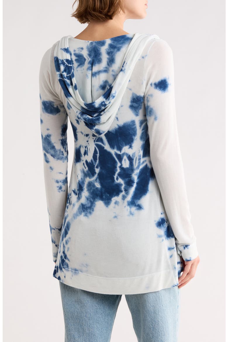 Hooded Cardigan, Alternate, color, MOSS