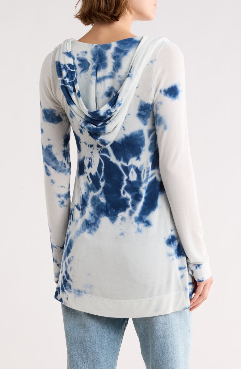GO COUTURE Hooded Cardigan, Alternate, color, Moss
