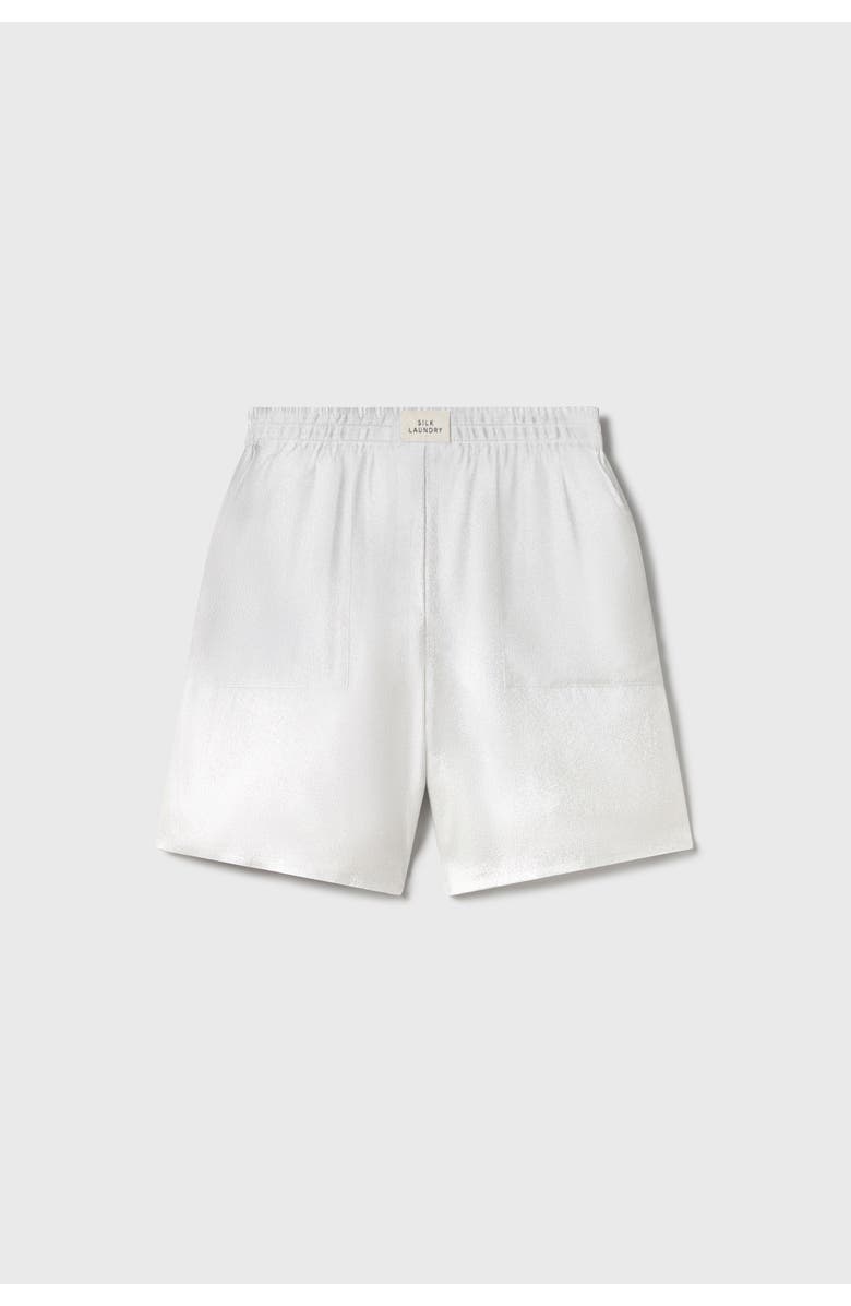 SILK LAUNDRY Boxer Short, Main, color, Silver Foil