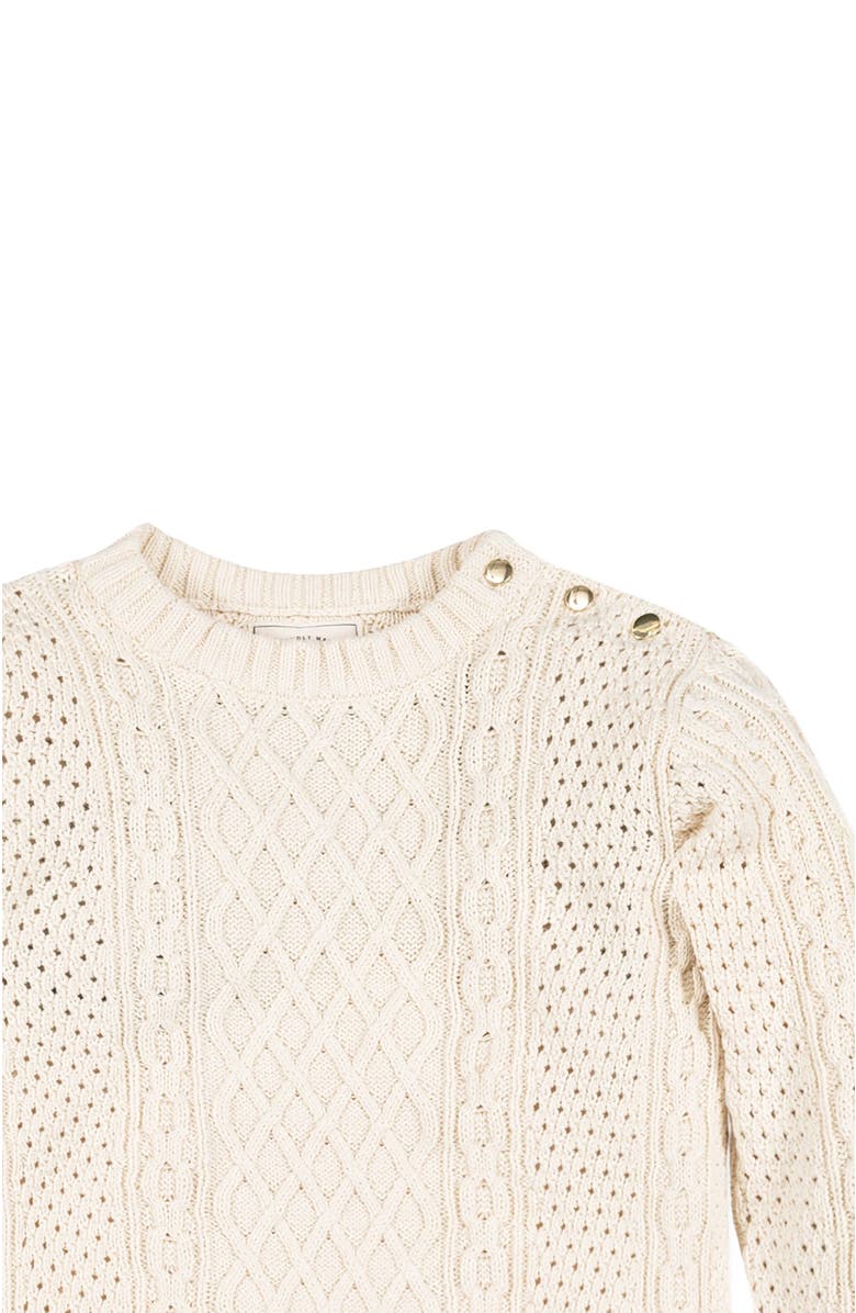 Hope & Henry Women's Organic Fisherman Sweater, Alternate, color, 