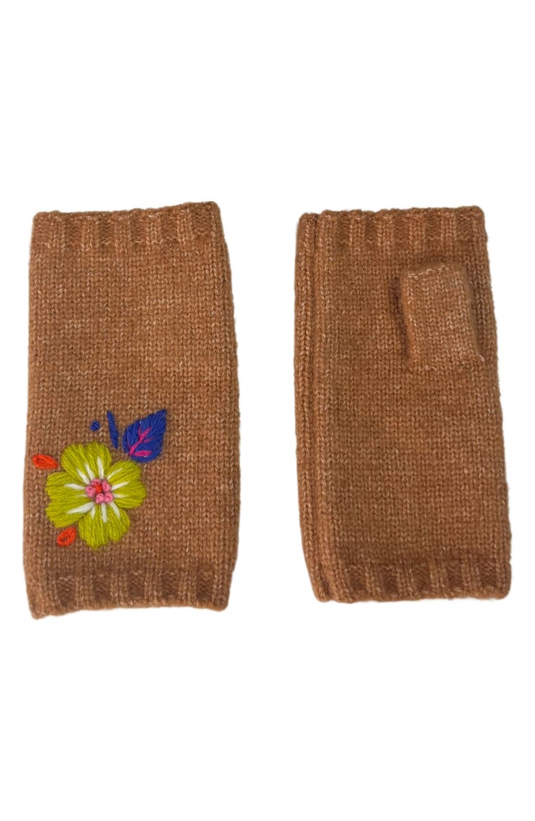 MARCUS ADLER Embroidered Arm Warmer, Main, color, Brown