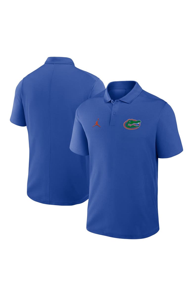 Jordan Brand Men's Jordan Brand Royal Florida Gators Primetime Victory Primary Logo Performance Polo, Alternate, color, Royal
