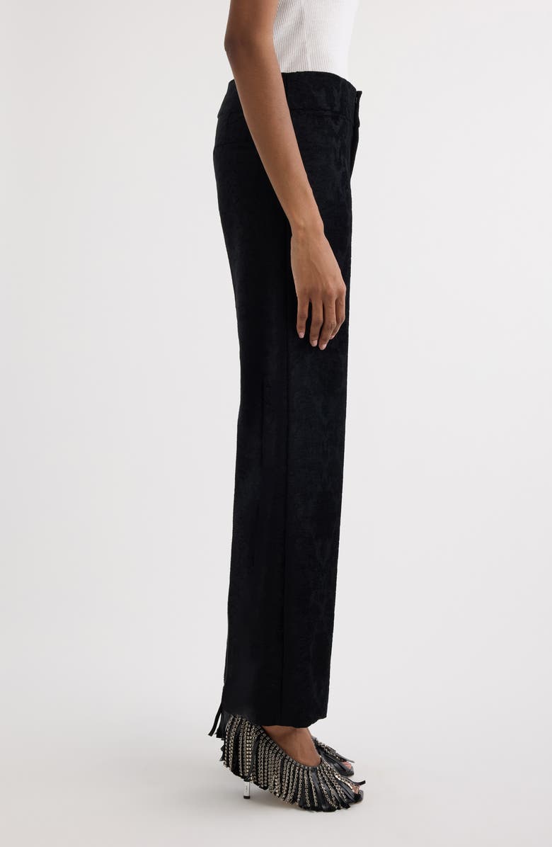 Chloé Jacquard Wide Leg Ankle Pants, Alternate, color, 