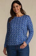 Lands' End Supima Cotton Long Sleeve Crewneck T-Shirt