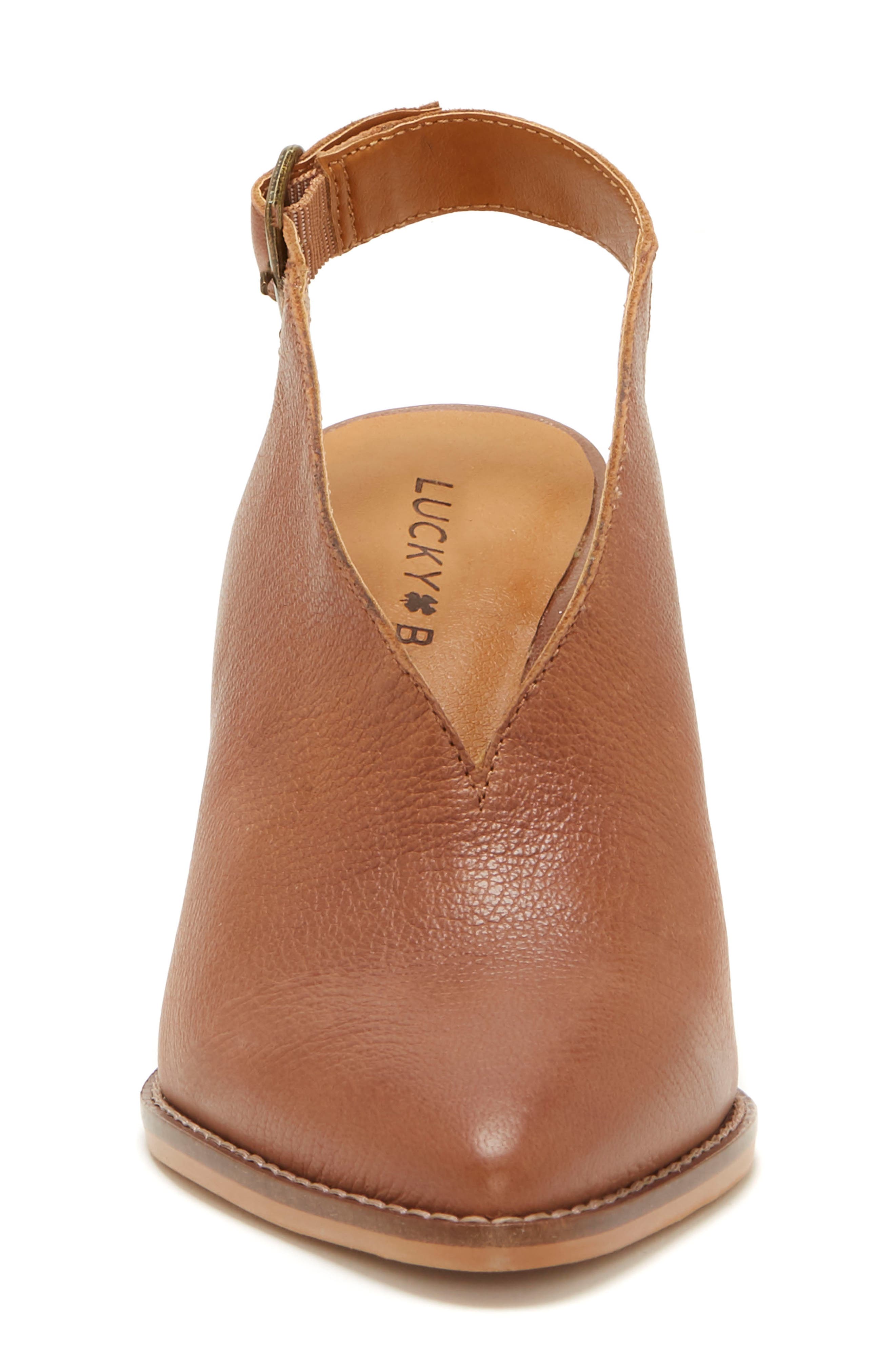 Aroyli Slingback Pump, Alternate, color, MACAROON LEATHER