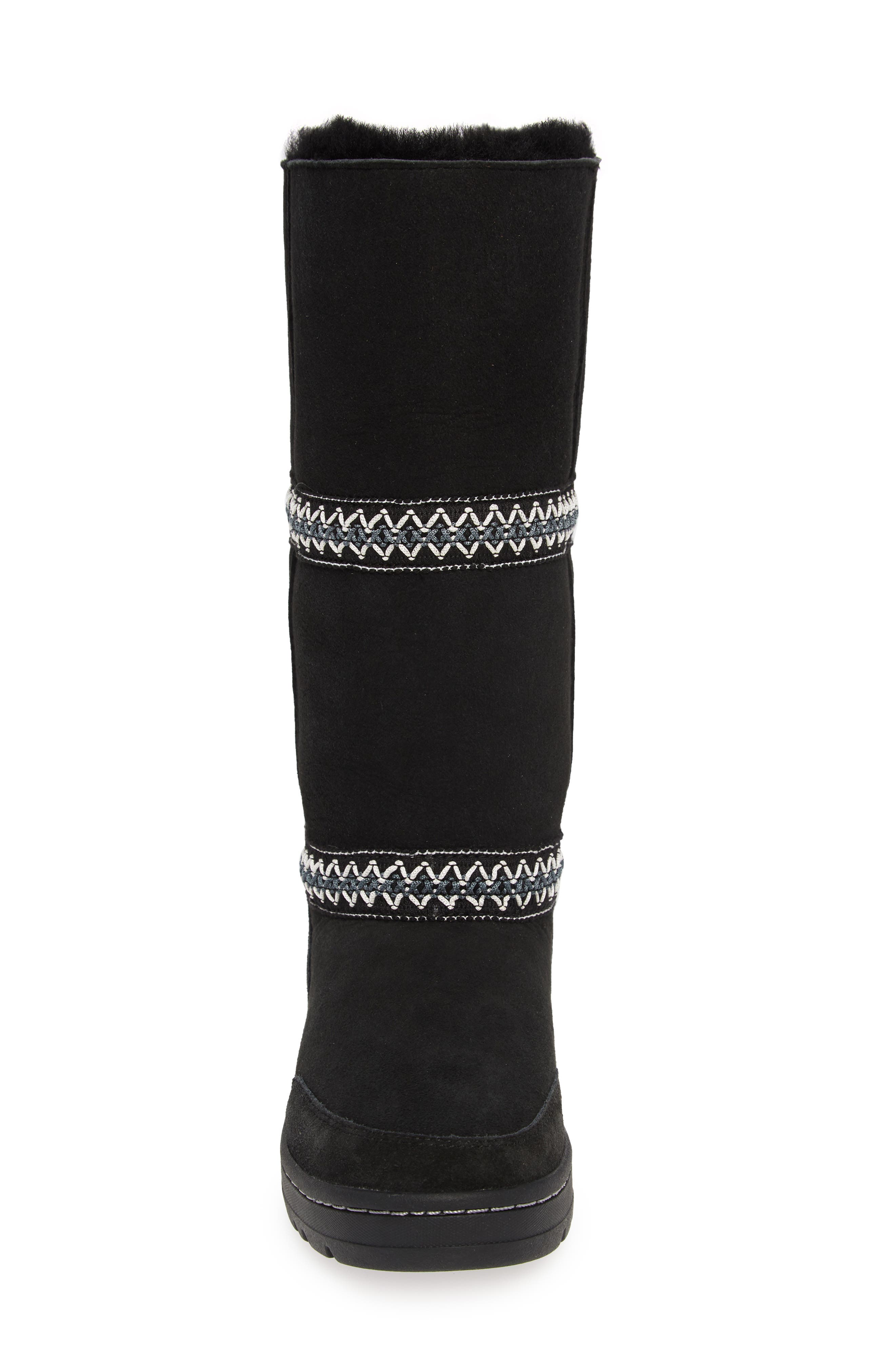 Revival Genuine Shearling Boot, Alternate, color, BLACK