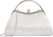 ALESSIA BIANCHI Rhinestone Top Handle Bag