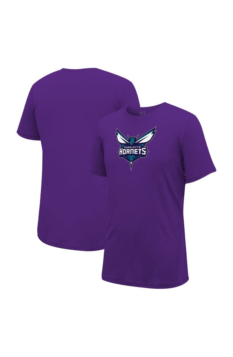 Stadium Essentials Unisex Stadium Essentials Purple Charlotte Hornets Primary Logo T-Shirt, Main, color, 