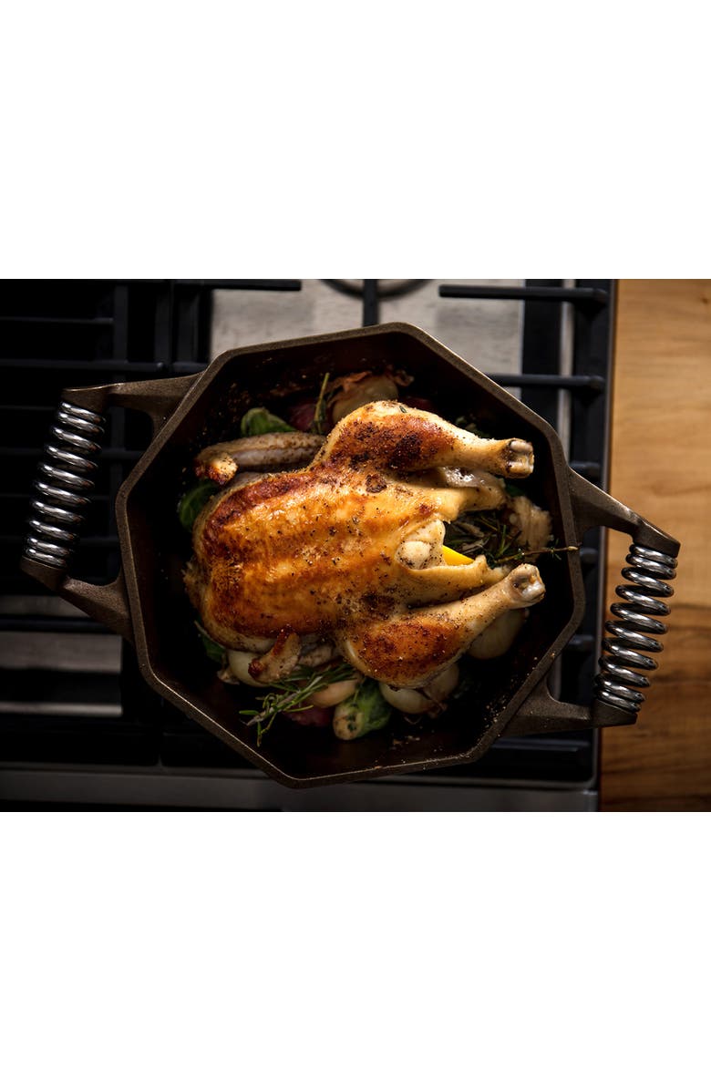 FINEX 5 Quart Cast Iron Dutch Oven, Alternate, color, Black