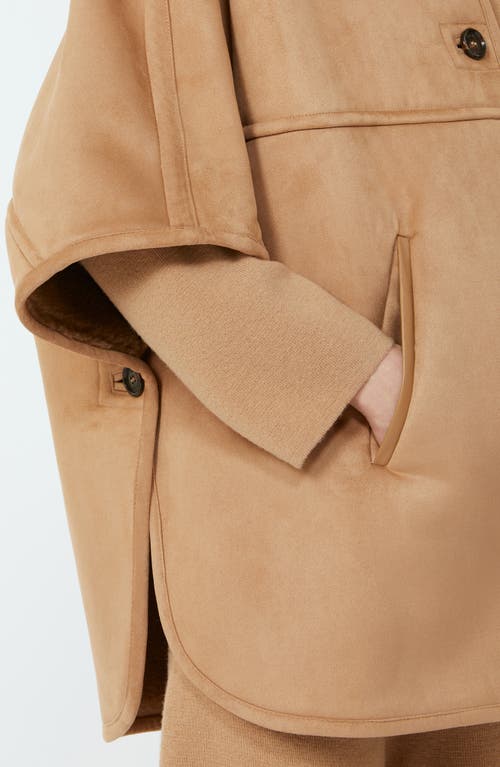 Max Mara Zaza Cape In Brown