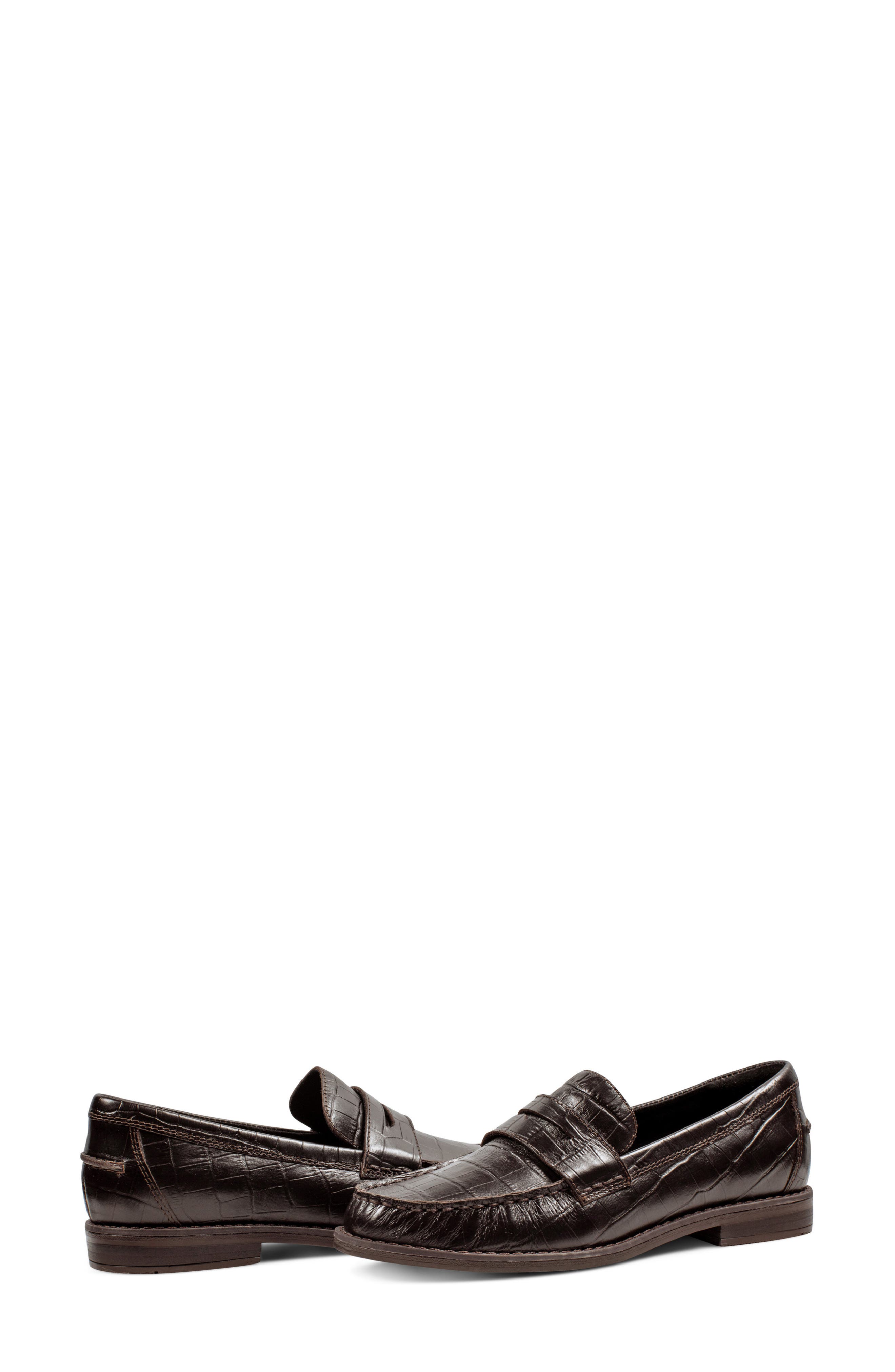 Weslin Loafer - Wide Width Available, Alternate, color, DARK BROWN