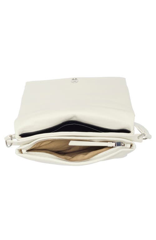 Allsaints Vittoria Quilted Leather Shoulder Bag In Pampas White