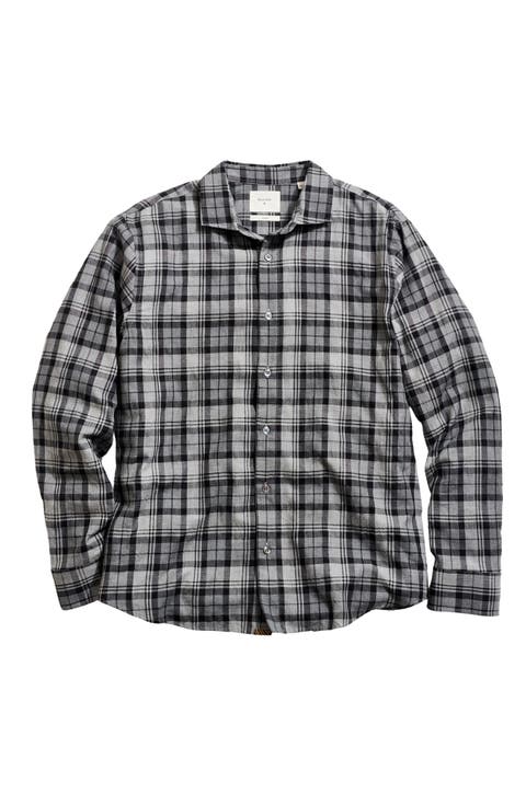 Hutcheson Plaid Cotton Button-Up Shirt