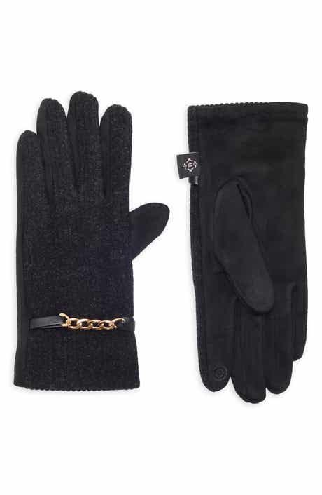 Chain Detail Tech Gloves