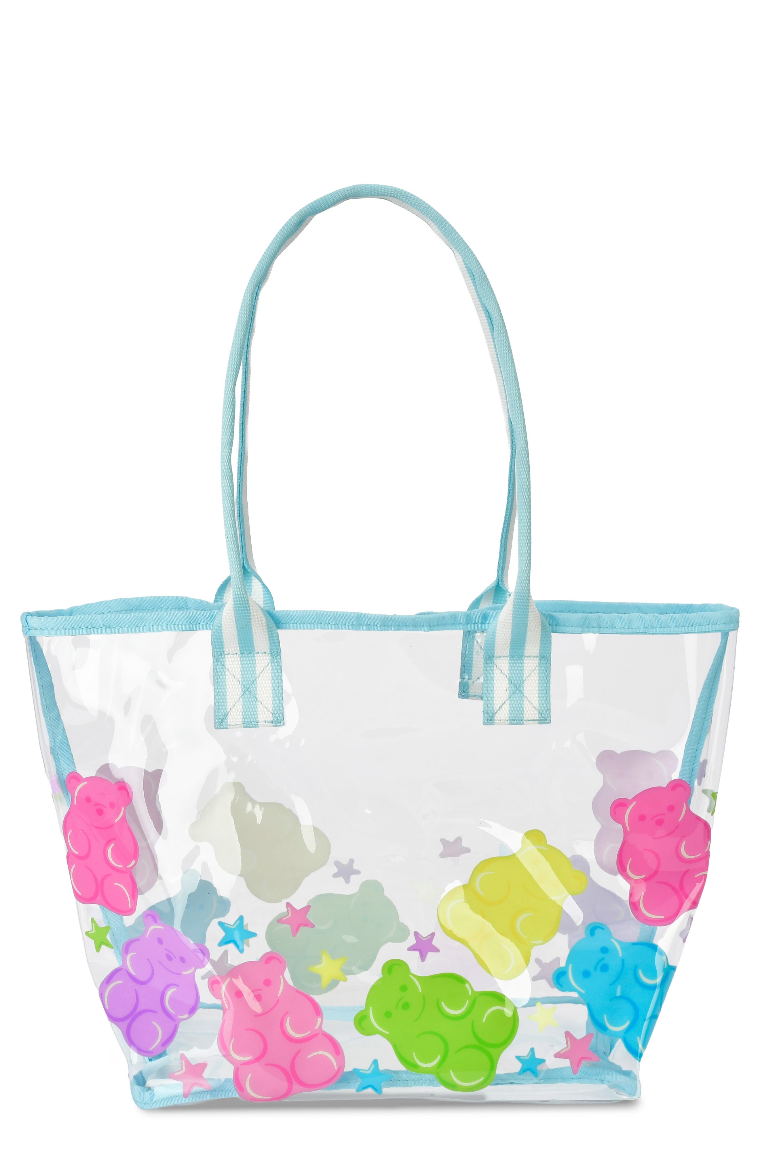 Iscream Kids' Yummy Gummy Clear Tote, Main, color, Blue Multi