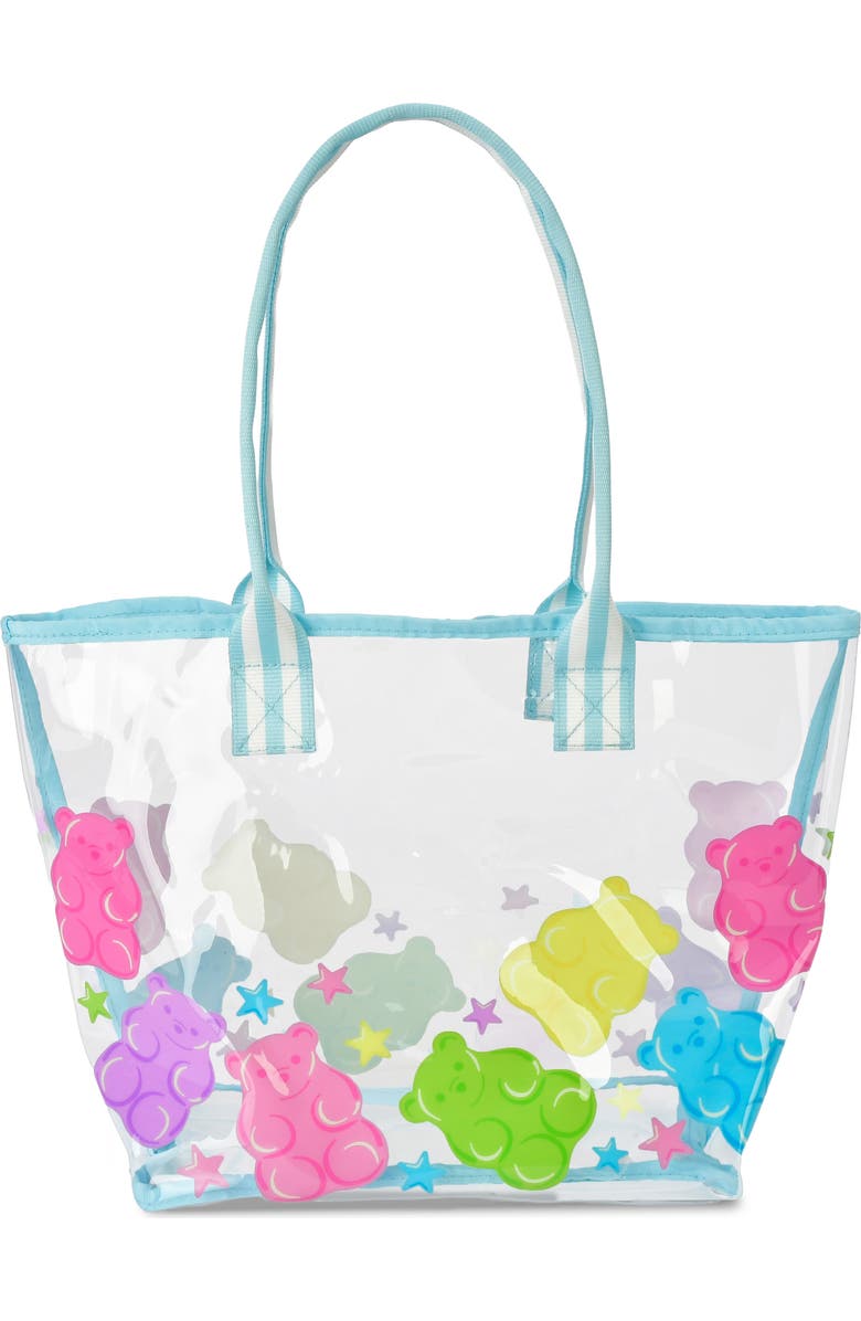 Iscream Kids' Yummy Gummy Clear Tote, Main, color, Blue Multi