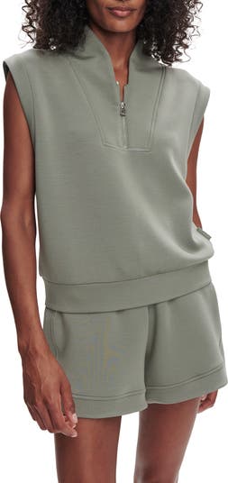 Loretta Sleeveless Half Zip