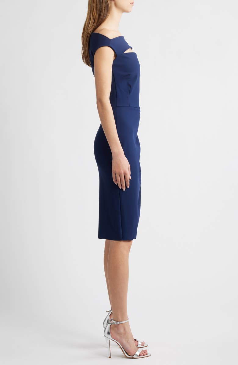 Chiara Boni La Petite Robe 'Melania' Jersey Dress, Alternate, color, Blue Notte