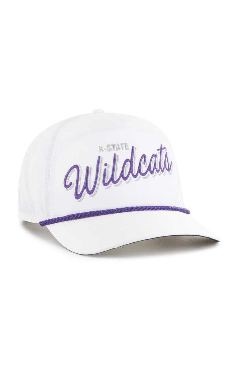 '47 Men's '47  White Kansas State Wildcats Fairway Hitch Adjustable Hat, Alternate, color, White