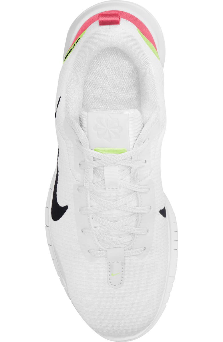 Nike Flex Experience Run 12 Road Running Shoe, Alternate, color, White/ Black-Hot Punch-Volt