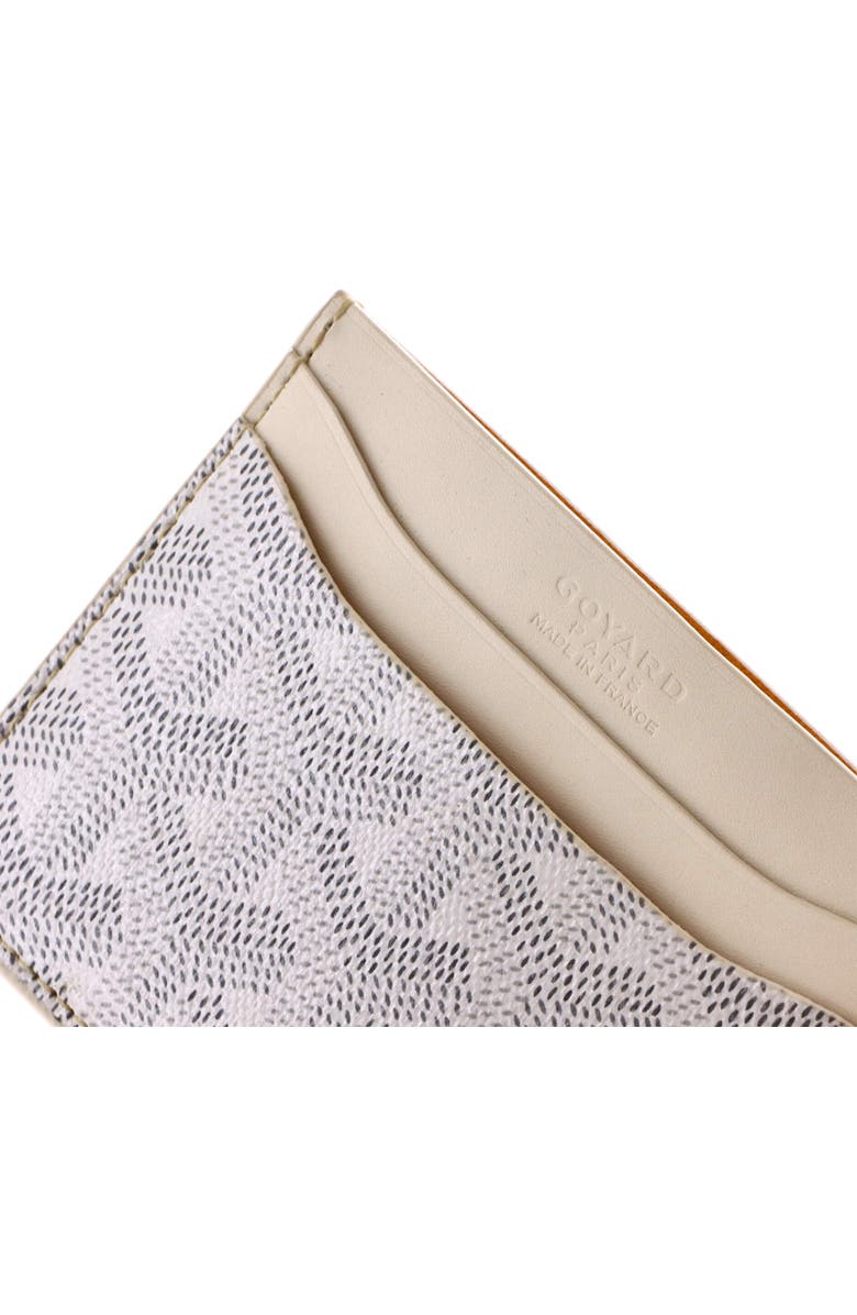 Pre-Owned Goyard Saint Sulpice Card Holder Coated Canvas, Alternate, color, Gray