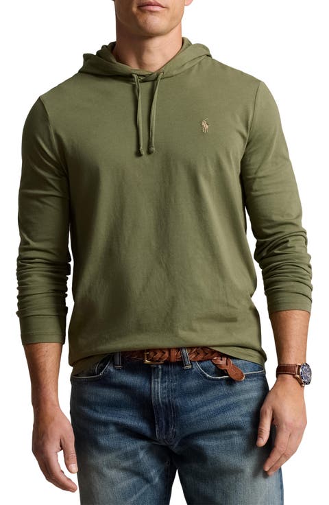 Jersey Long Sleeve Hooded T-Shirt