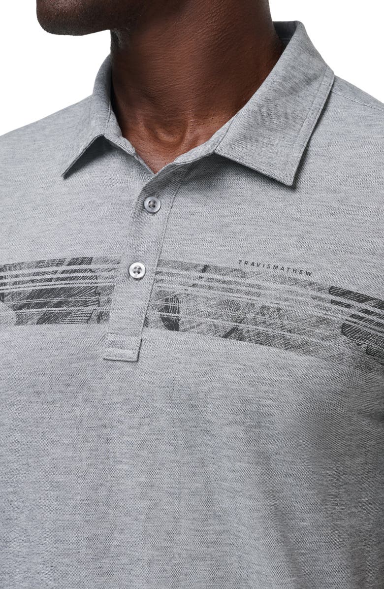 TravisMathew Cliffside Course Stripe Piqué Polo, Alternate, color, 