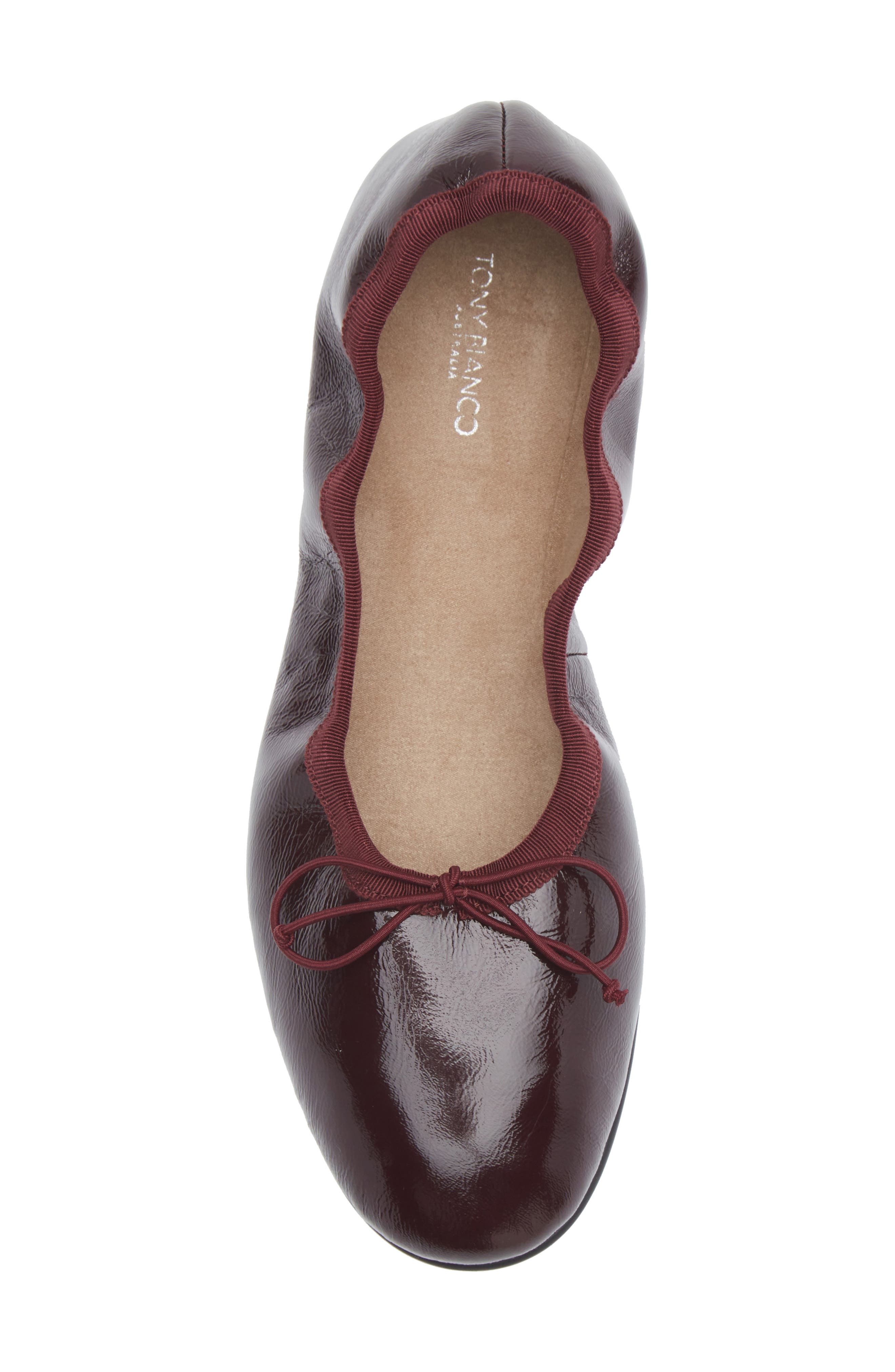 Chelsea Ballet Flat, Alternate, color, VINO NAPPA PATENT