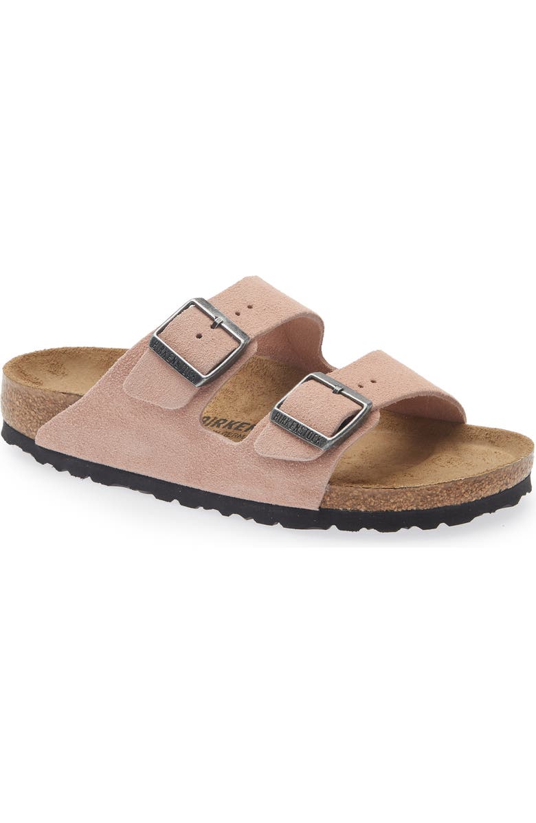 Birkenstock Arizona Sandal, Main, color, Pink Clay Suede