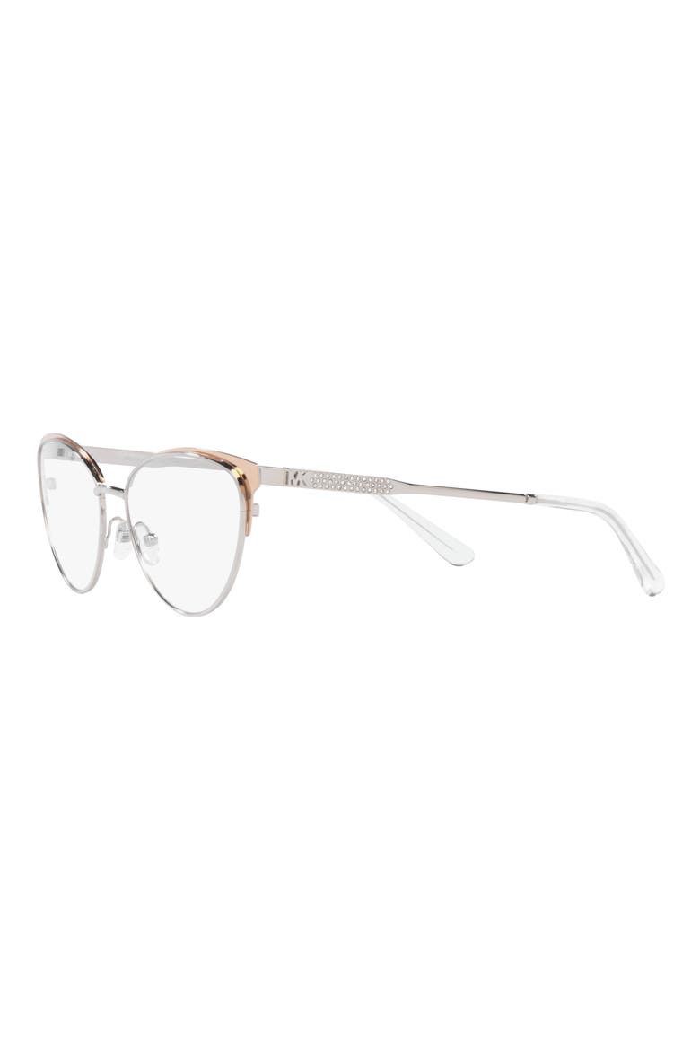 Marsaille 55mm Cat Eye Optical Glasses, Alternate, color, ROSE GOLD