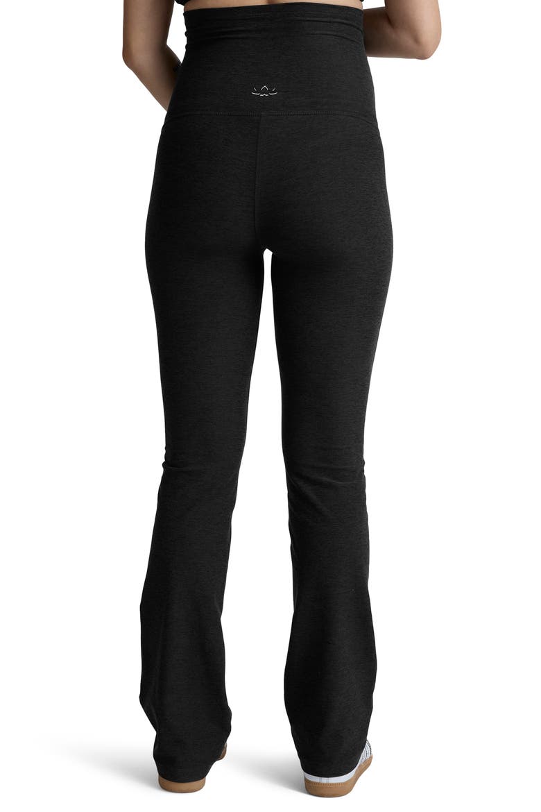 Space Dye Maternity Pants, Alternate, color, DARKEST NIGHT