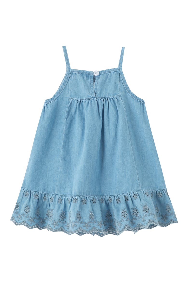 Embroidered Sundress, Alternate, color, CHAMBRAY
