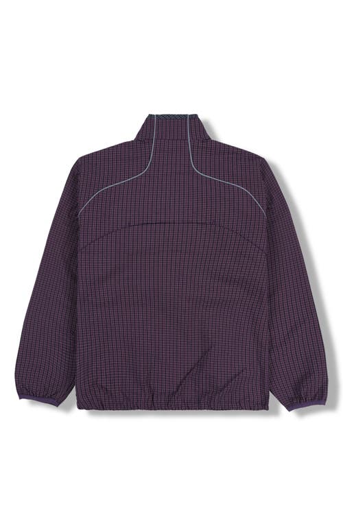 Pleasures Neutron Track Jacket In Eggplant