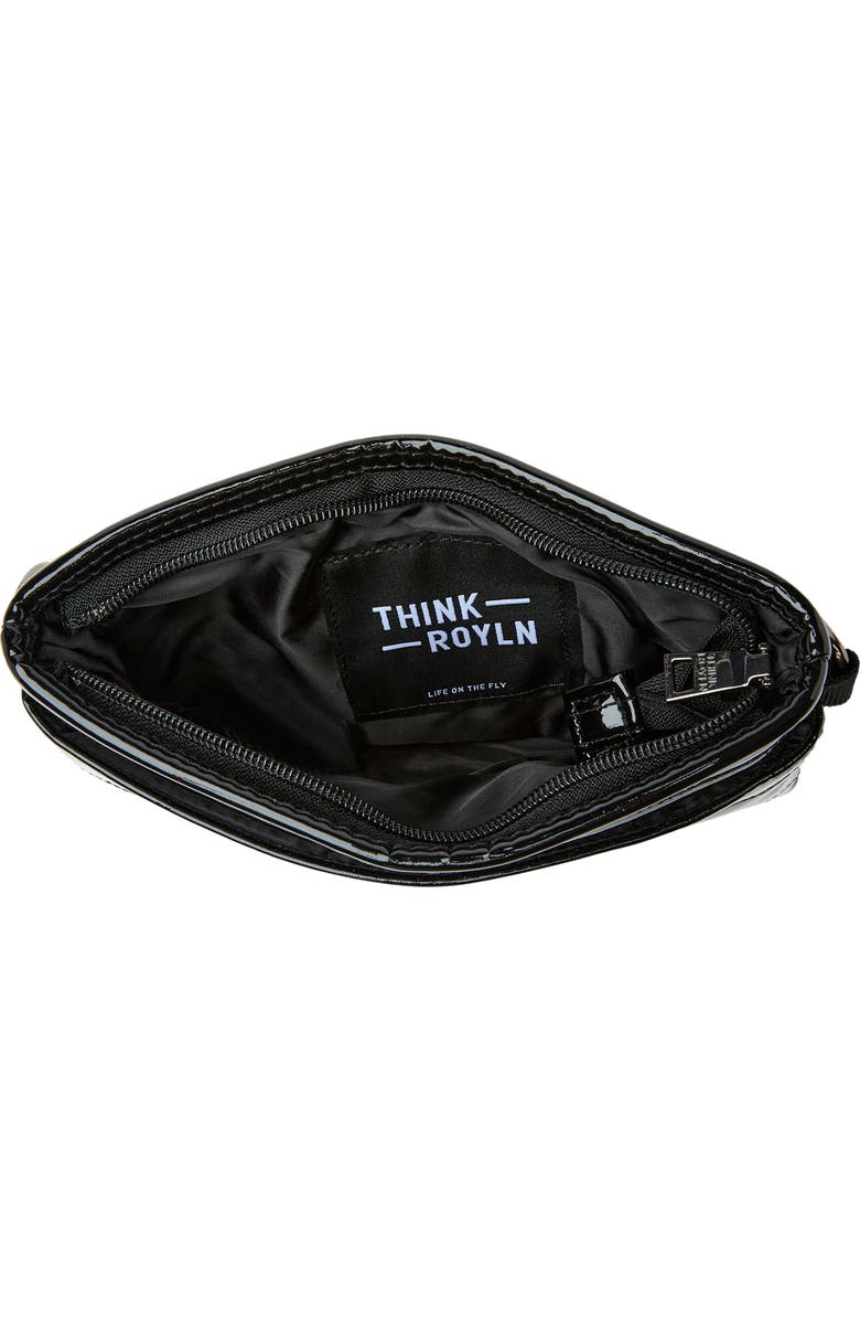 THINK ROYLN Bum Crossbody Bag, Alternate, color, Black Mirror