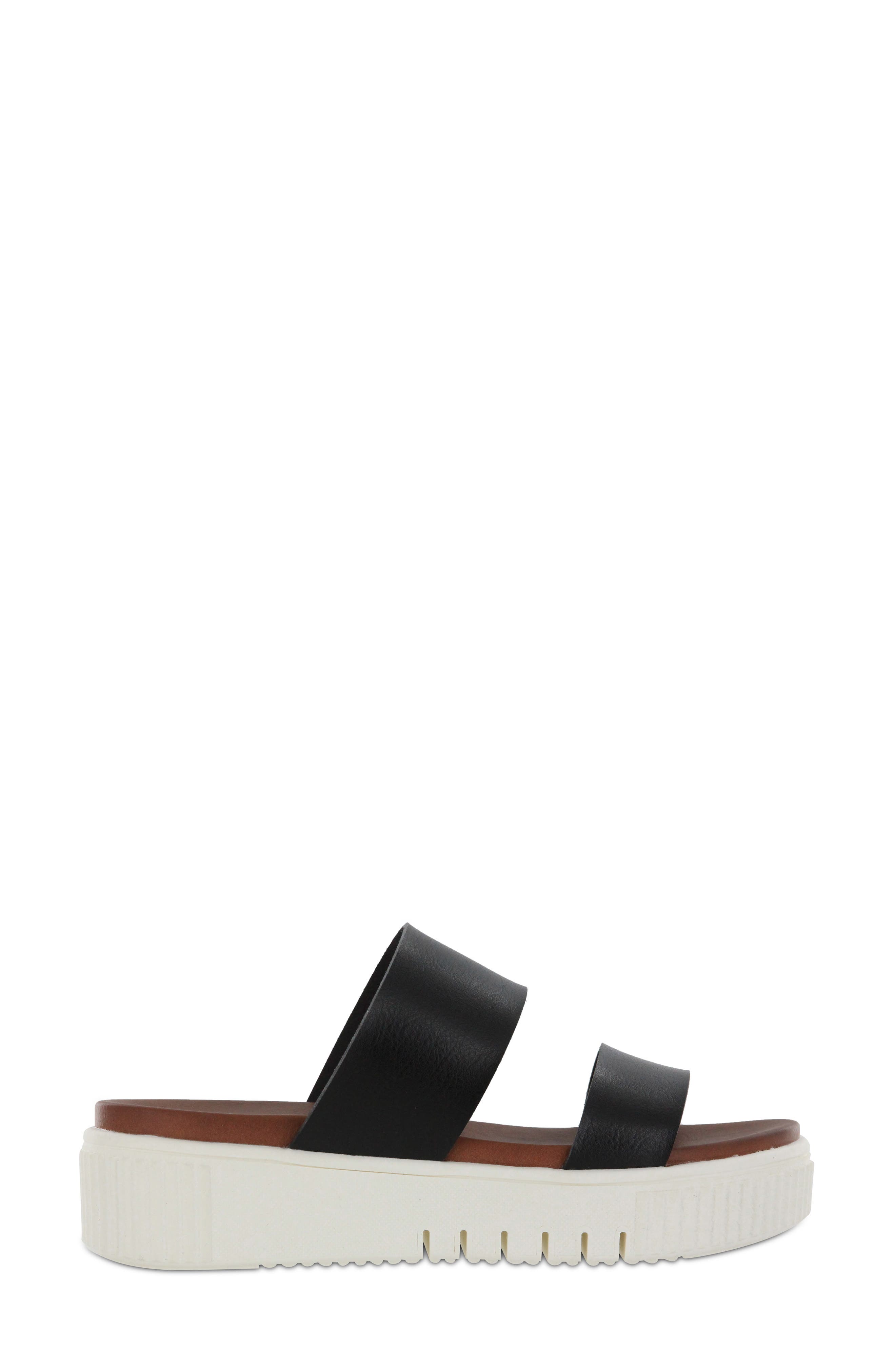 MIA Jordi Platform Genuine Calf Hair Slide Sandal, Alternate, color, 