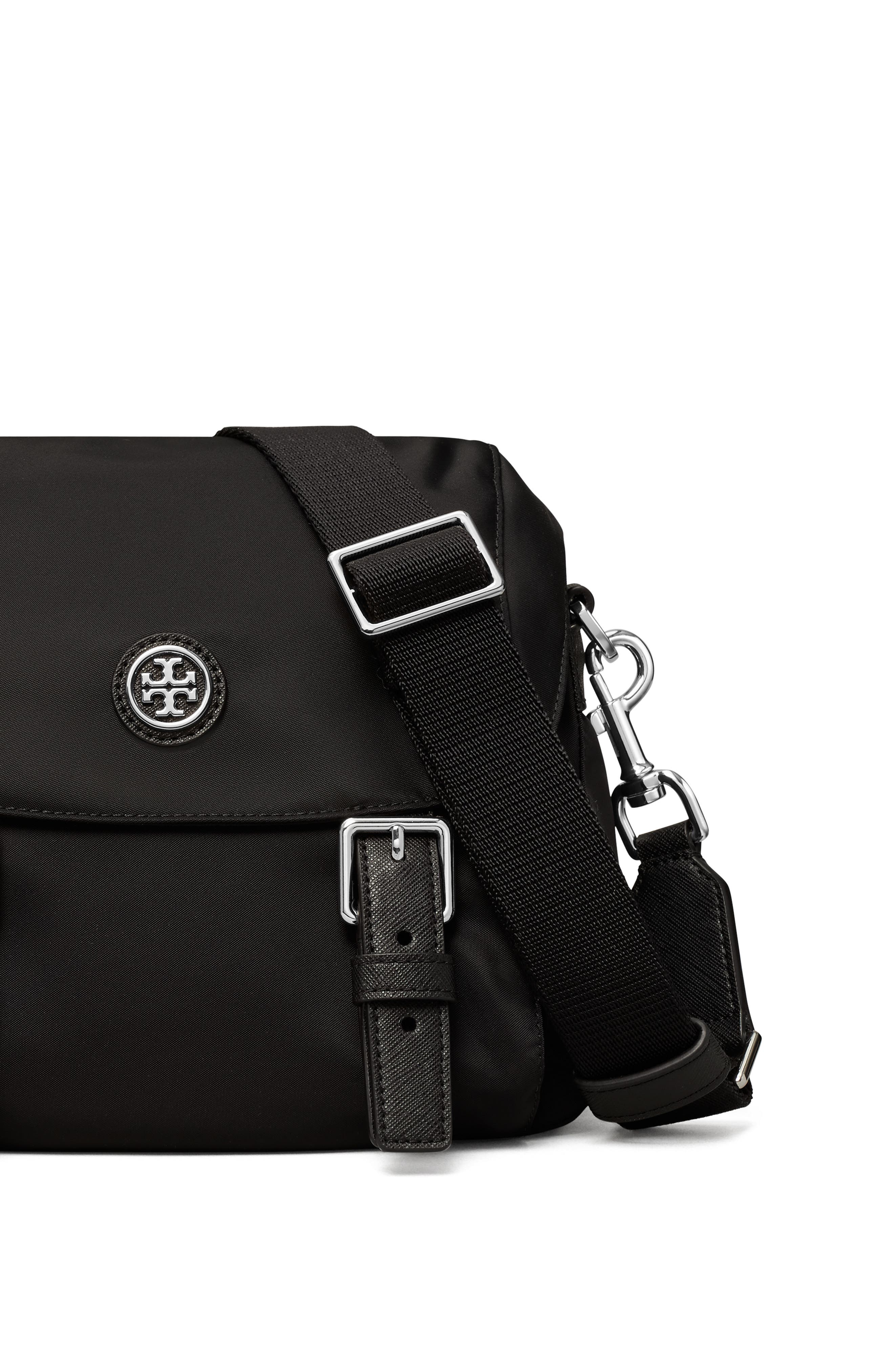 Tory Burch Small Nylon Messenger Bag, Alternate, color, 