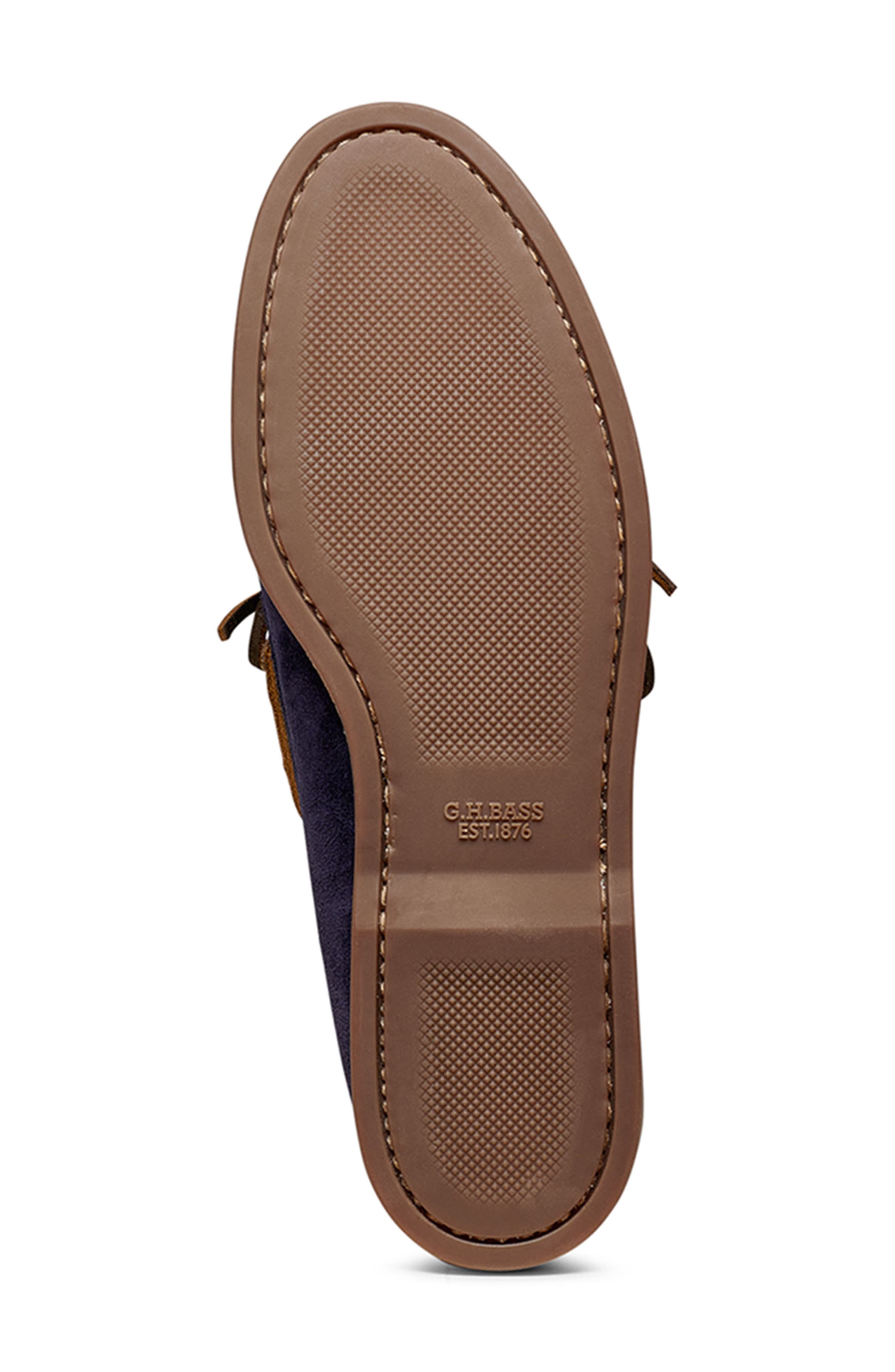 G.H.BASS Hampton Boat Shoe, Alternate, color, Navy