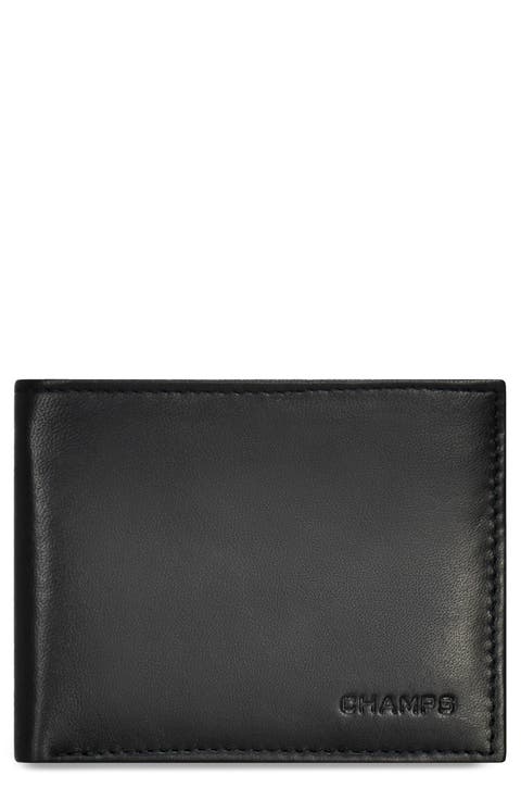 Classic ID Flap Leather Bifold Wallet
