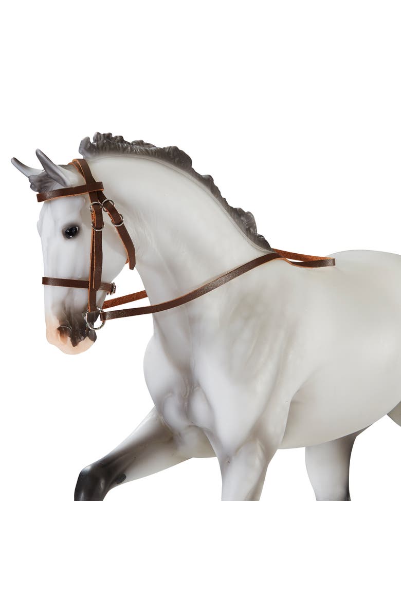 Horses Traditional Series Accessory, Hunter/Jumper Bridle, Alternate, color, White