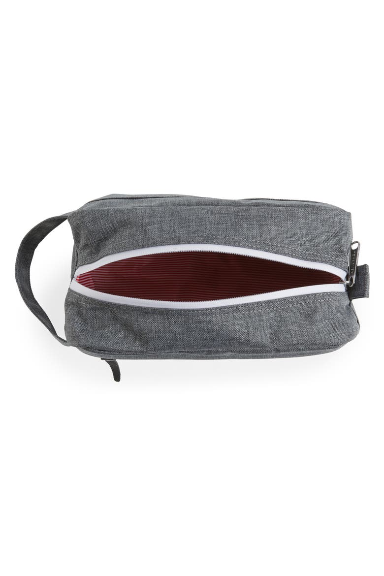 'Chapter' Travel Kit, Alternate, color, CHARCOAL CROSSHATCH