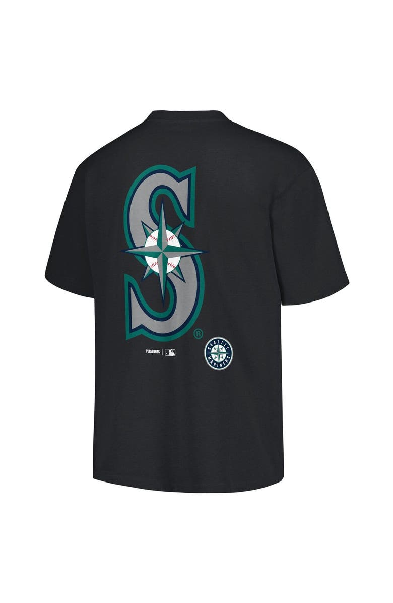 PLEASURES Men's PLEASURES Black Seattle Mariners Ballpark T-Shirt, Alternate, color, Black
