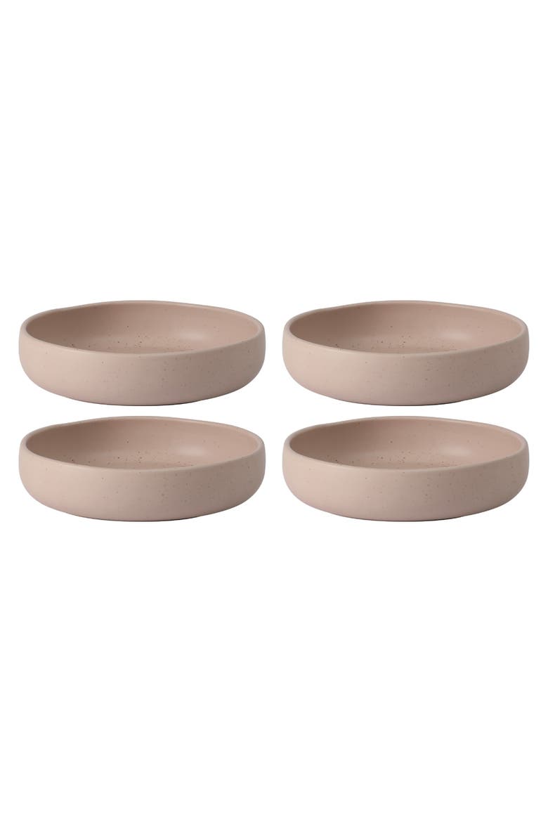 Corsica Clay 4 Piece Meal, Dinner, Pasta Bowl Set, Main, color, Prosecco Blush Pink