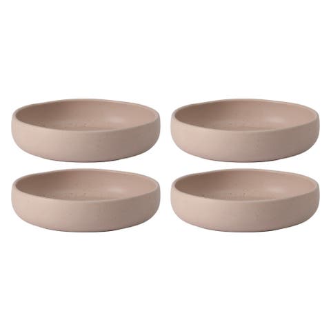 Corsica Clay 4 Piece Meal, Dinner, Pasta Bowl Set