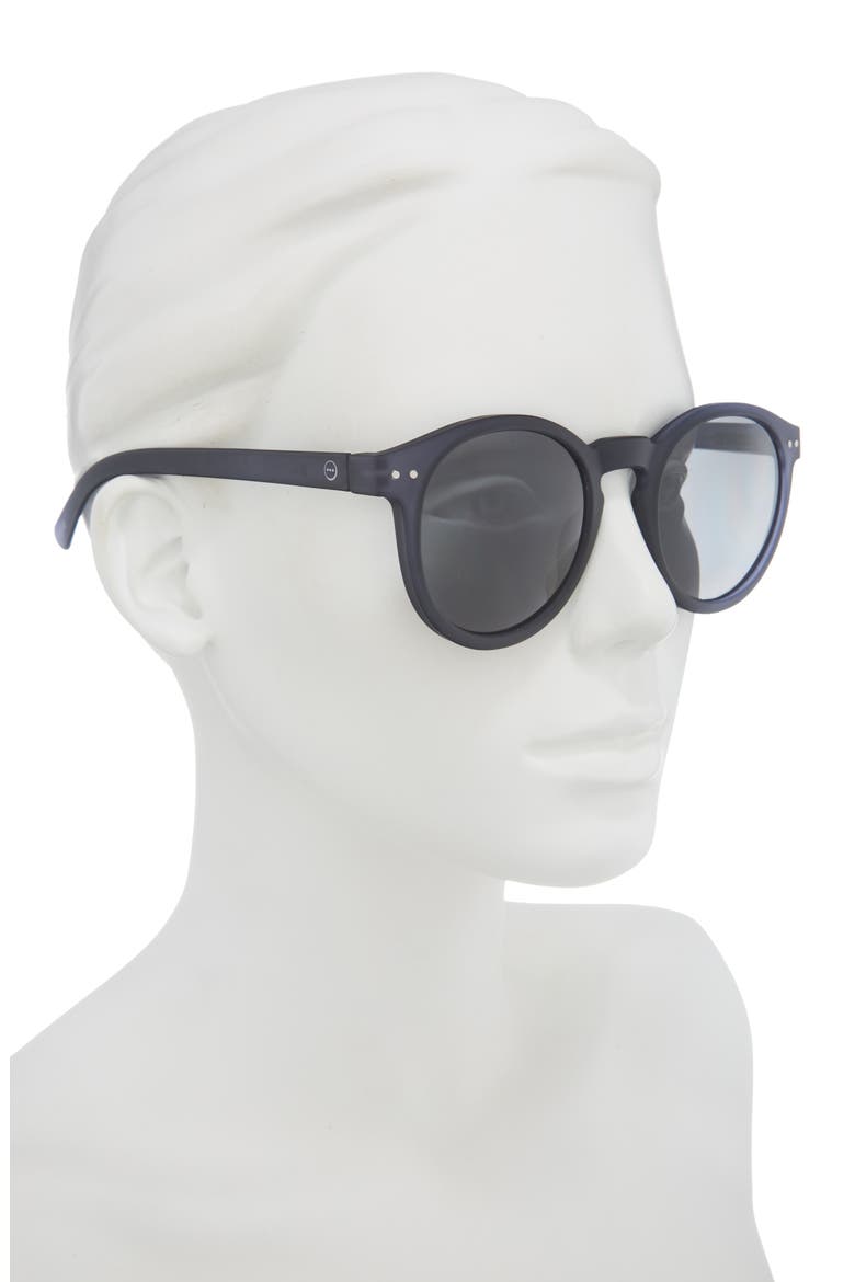 Round Sunglasses, Alternate, color, INDIGO