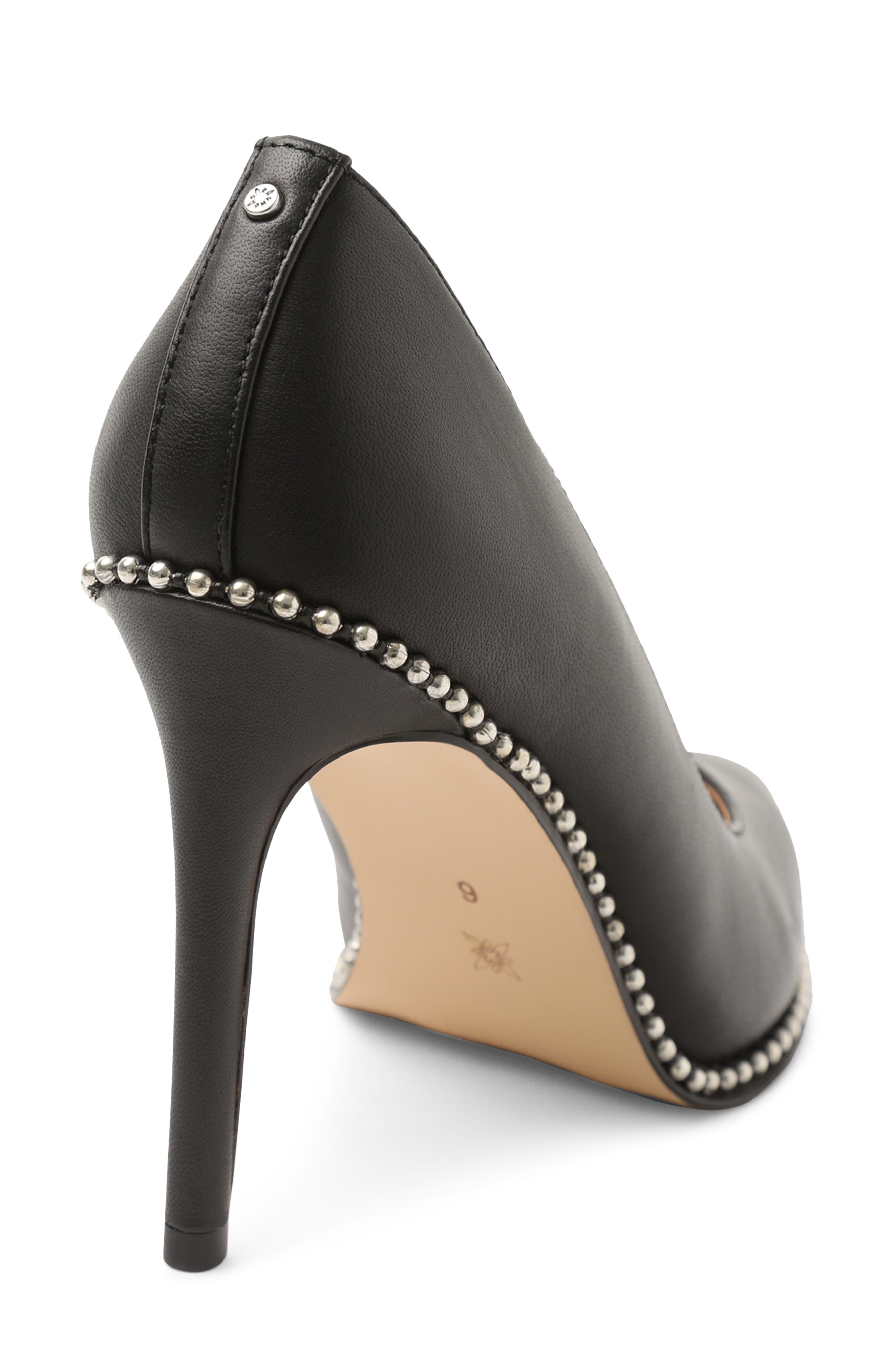 BCBGeneration Holli Pointed Toe Pump, Alternate, color, Black Leather