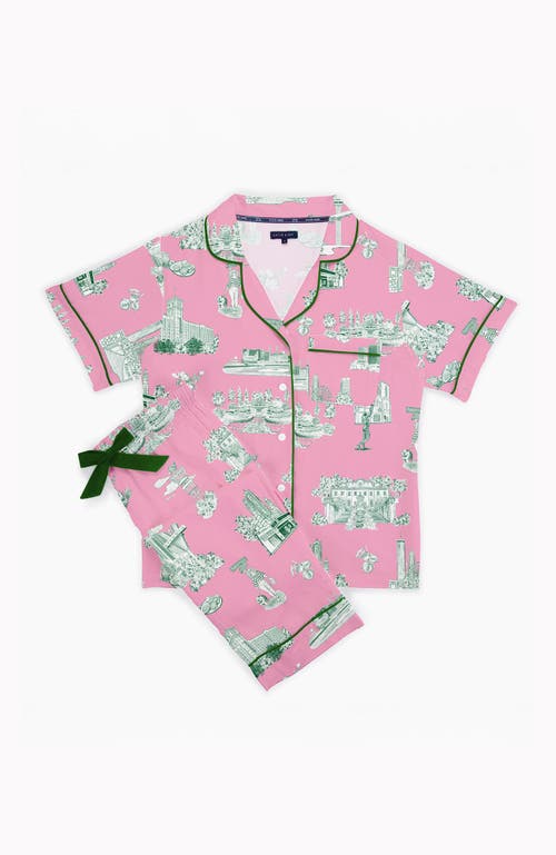 Katie Kime Atlanta Toile  Pants Set In Pink
